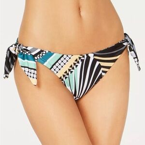 NWT BECCA Handkerchief Reversible Side Tie Hipster Swimsuit Bottoms